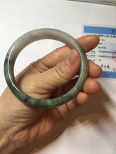 Load image into Gallery viewer, 57mm Certified 100% natural Type A light green/purple white Whispers of the Spring Breeze jadeite jade bangle PH98-5427
