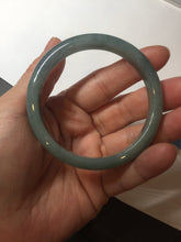 Load image into Gallery viewer, 54.2mm Certified Type A 100% Natural dark green/blue/gray/black Guatemala Jadeite jade bangle BM16-1449
