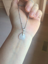 Load image into Gallery viewer, 100% Natural sunny green icy watery apple jadeite Jade beads pendant PC122 (Add on item. No sale individually)
