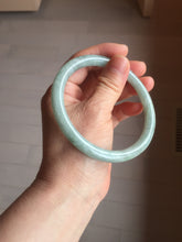 Load image into Gallery viewer, Sold, please don't order. Thanks. 64.7mm Certified type A 100% Natural light green round cut Jadeite bangle J143-(1947)
