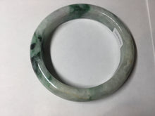 Load image into Gallery viewer, 59mm 100% natural Type A sunny green purple jadeite jade bangle BM74
