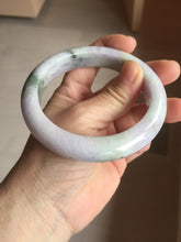 Load image into Gallery viewer, 61.5mm Certified Type A 100% Natural dark green/green/brown/black/purple chubby Jadeite bangle PB234-1099
