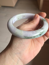 Load image into Gallery viewer, 61.5mm Certified Type A 100% Natural dark green/green/brown/black/purple chubby Jadeite bangle PB234-1099
