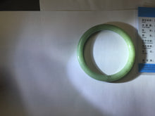 Load image into Gallery viewer, 58.8mm Certified Type A 100% Natural Oily Dark Green Gray Black(油青) round cut Jadeite Jade Bangle PE108-7124
