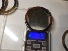 Load image into Gallery viewer, 58-63mm 100% Natural black brown beige slim Buffalo Horn bangle group CB55
