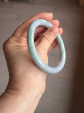 Load image into Gallery viewer, 58.8mm Certified Type A 100% Natural light green purple gray round cut Jadeite Jade bangle BH96-(1940)

