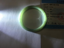 Load image into Gallery viewer, 57mm Certified Type A 100% Natural Oily Dark Green Gray Black(油青) round cut Jadeite Jade Bangle PE109-7139

