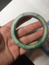 Load image into Gallery viewer, 55.8mm Certified 100% natural Type A sunny green jadeite jade bangle BM75-4431
