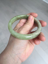 Load image into Gallery viewer, 58.4mm certified Type A 100% Natural yellow/brown flying dandelions nephrite Jade bangle HF80-0469
