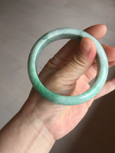 Load image into Gallery viewer, 55.8mm Certified 100% natural Type A sunny green jadeite jade bangle BM75-4431
