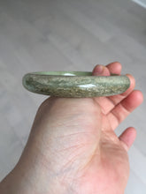 Load image into Gallery viewer, 58.4mm certified Type A 100% Natural yellow/brown flying dandelions nephrite Jade bangle HF80-0469
