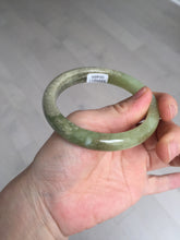 Load image into Gallery viewer, 58.4mm certified Type A 100% Natural yellow/brown flying dandelions nephrite Jade bangle HF80-0469

