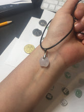 Load image into Gallery viewer, 100% Natural sunny green icy watery apple jadeite Jade beads pendant PC122 (Add on item. No sale individually)
