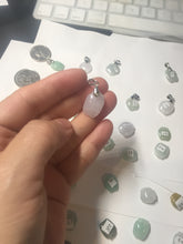 Load image into Gallery viewer, 100% Natural sunny green icy watery apple jadeite Jade beads pendant PC122 (Add on item. No sale individually)
