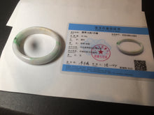 Load image into Gallery viewer, 50.5mm Certified Type A 100% Natural sunny green/purple/yellow(FU LU Shou) oval Jadeite Jade bangle AK53-1221
