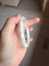 Load image into Gallery viewer, AllaboutjadeCanada.com only 56mm certified Type A 100% Natural sunny green/white/purple/brown(FU LU Shou) round cut Jadeite Jade bangle AF78-8925 Add on item
