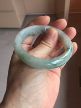 Load image into Gallery viewer, 52.3mm Certified Type A 100% Natural light green white Jadeite bangle PB290-3360

