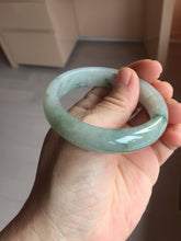 Load image into Gallery viewer, 52.3mm Certified Type A 100% Natural light green white Jadeite bangle PB290-3360
