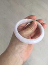Load image into Gallery viewer, 58mm certified 100% natural Type A light purple yellow white (Whispers of Autumn) jadeite jade bangle PB70-9034
