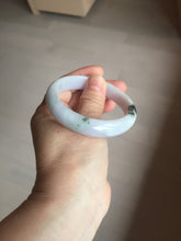 Load image into Gallery viewer, 54.5mm certified 100% natural Type A sunny green/purple/white jadeite jade bangle PB229-2825
