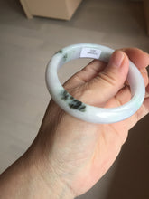 Load image into Gallery viewer, 54.5mm certified 100% natural Type A sunny green/purple/white jadeite jade bangle PB229-2825
