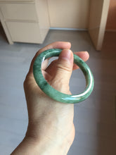 Load image into Gallery viewer, 55mm Certified Type A 100% Natural oily dark green(老油青)Jadeite bangle PD145-6278
