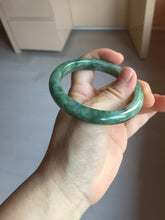 Load image into Gallery viewer, 55mm Certified Type A 100% Natural oily dark green(老油青)Jadeite bangle PD145-6278
