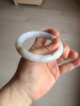 Load image into Gallery viewer, 57mm Certified Type A 100% Natural icy watery white Jadeite Jade bangle BM77-7067
