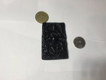 Load image into Gallery viewer, 100% Natural type A dark green black jadeite jade(墨翠, mocui) God of wealth General Guan (武财神关公) pendant pendant/worry stone AA64
