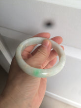 Load image into Gallery viewer, 55.7mm 100% natural Type A sunny green/brown/white jadeite jade bangle R97-3332
