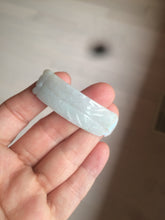 Load image into Gallery viewer, 100% natural type A yellow/white/green carved feather jadeite jade braided adjustable slider bracelet AX39
