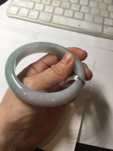 Load image into Gallery viewer, 57mm certified 100% natural Type A icy light green/purple jadeite jade bangle PE5-0306
