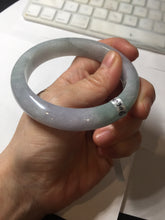 Load image into Gallery viewer, 57mm certified 100% natural Type A icy light green/purple jadeite jade bangle PE5-0306
