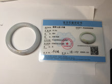 Load image into Gallery viewer, 51.8mm certified 100% natural Type A light green/yellow jadeite jade bangle AJ73-8588
