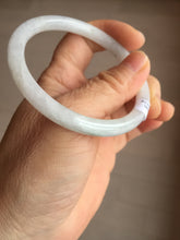 Load image into Gallery viewer, 55mm Certified type A 100% Natural white slim round cut Jadeite bangle PH83-0804
