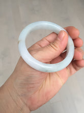 Load image into Gallery viewer, 51.8mm certified 100% natural Type A light green/yellow jadeite jade bangle AJ73-8588
