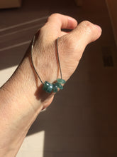 Load image into Gallery viewer, 7-7.5mm Type A 100% Natural icy watery light green dark green blue black gray Guatemala Jadeite Jade beads Fivefold Blessings (五福臨門) | pendant group PB299  Add on item. No sale alone.
