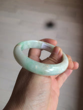 Load image into Gallery viewer, 54.7mm 100% natural Type A sunny green/brown/white jadeite jade bangle R95-3317
