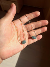 Load image into Gallery viewer, 10.5x7.8mm Type A 100% Natural  green dark green blue black gray Guatemala Jadeite Jade LuluTong (Every road is smooth) bead pendant group PB300 Add on item. No sale alone.
