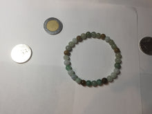 Load image into Gallery viewer, 5.7-6mm size 52-56mm 100% natural type A green/yellow/brown/white jadeite jade beads bracelet PB74

