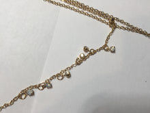 Load image into Gallery viewer, Double Layer Gold-Tone Y Necklace with 100% natural Type A sunny Green Jadeite Drop Necklace PH27
