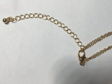 Load image into Gallery viewer, Double Layer Gold-Tone Y Necklace with 100% natural Type A sunny Green Jadeite Drop Necklace PH27
