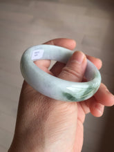 Load image into Gallery viewer, 53.5mm certified type A 100% Natural light green purple white Jadeite Jade bangle J150-6018
