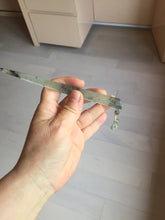 Load image into Gallery viewer, 15.5cm 100% Natural icy watery black/clear (水墨) Xiu Jade Serpentine hairpin AW28
