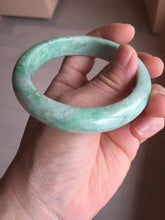 Load image into Gallery viewer, 56.5mm Certified Type A 100% Natural sunny green yellow Jadeite bangle J149-8123

