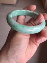 Load image into Gallery viewer, 56.5mm Certified Type A 100% Natural sunny green yellow Jadeite bangle J149-8123
