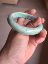 Load image into Gallery viewer, 56.5mm Certified Type A 100% Natural sunny green yellow Jadeite bangle J149-8123

