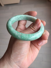 Load image into Gallery viewer, 56.5mm Certified Type A 100% Natural sunny green yellow Jadeite bangle J149-8123
