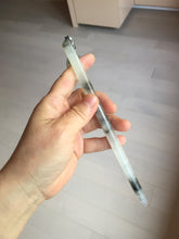 Load image into Gallery viewer, 18.5cm 100% Natural icy watery black/clear (水墨) Xiu Jade Serpentine hairpin AW26
