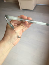 Load image into Gallery viewer, 18.5cm 100% Natural icy watery black/clear (水墨) Xiu Jade Serpentine hairpin AW26
